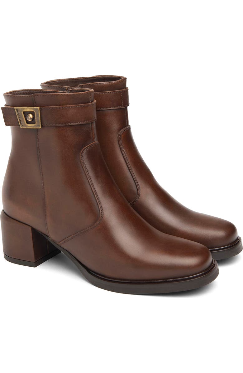 NeroGiardini Block Heel Bootie, Alternate, color, Cognac