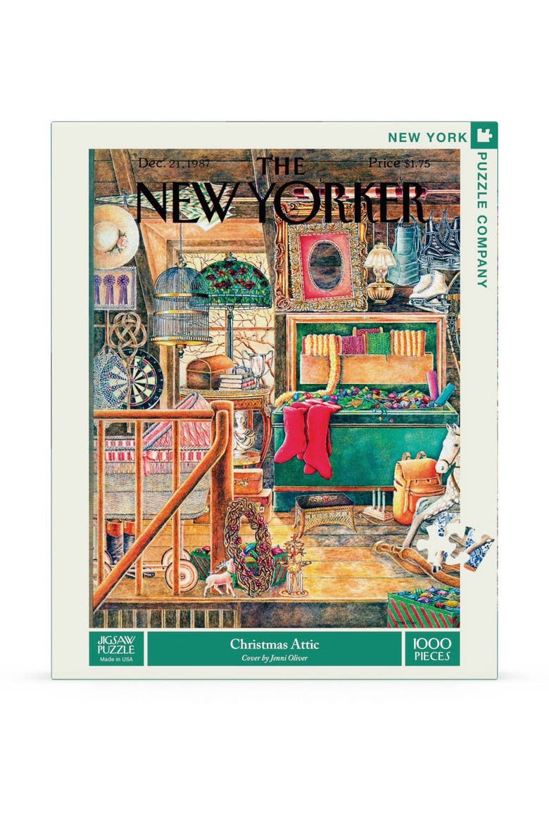 Christmas Attic 1000 Piece Puzzle, Main, color, No Color