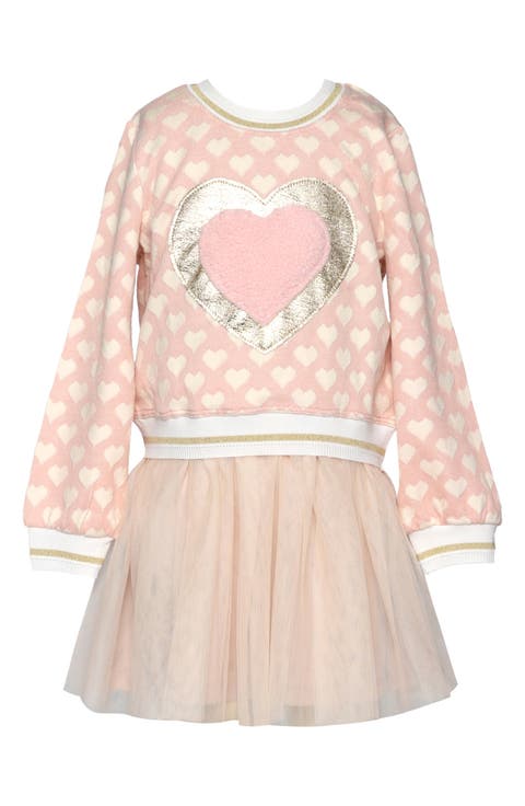 Kids' Heart Twofer Dress (Toddler & Little Kid)