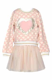 Baby Sara Kids' Heart Twofer Dress