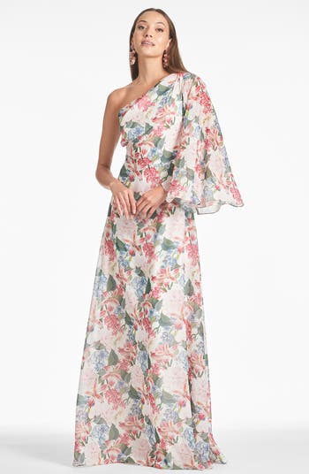 Keely One-Shoulder Gown
