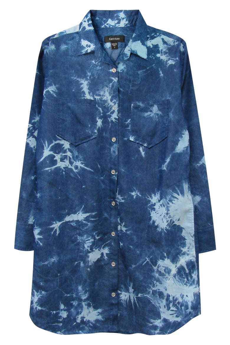 Tie Dye Shirtdress, Alternate, color, TYE DYE