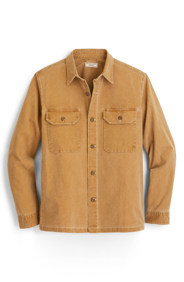 J.Crew Wallace & Barnes Stretch Duck Canvas Shirt Jacket, Alternate, color, 