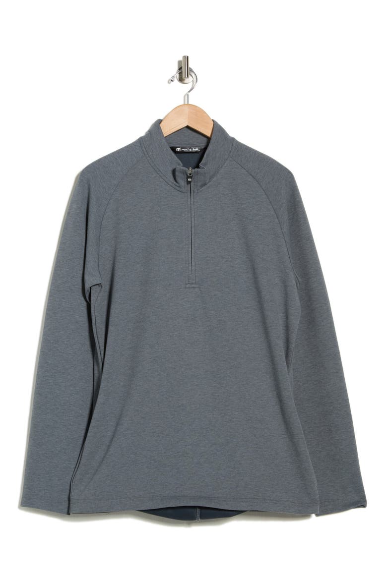 Upgraded Quarter Zip Pullover, Alternate, color, DARK GREY