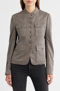 rag & bone Mercer Mixed Print Ponte Jacket