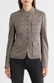rag & bone Mercer Mixed Print Ponte Jacket