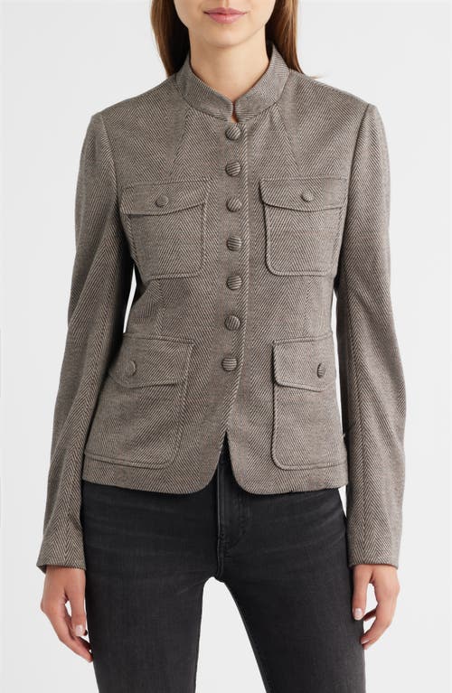 Rag & Bone Mercer Mixed Print Ponte Jacket In Animal Print