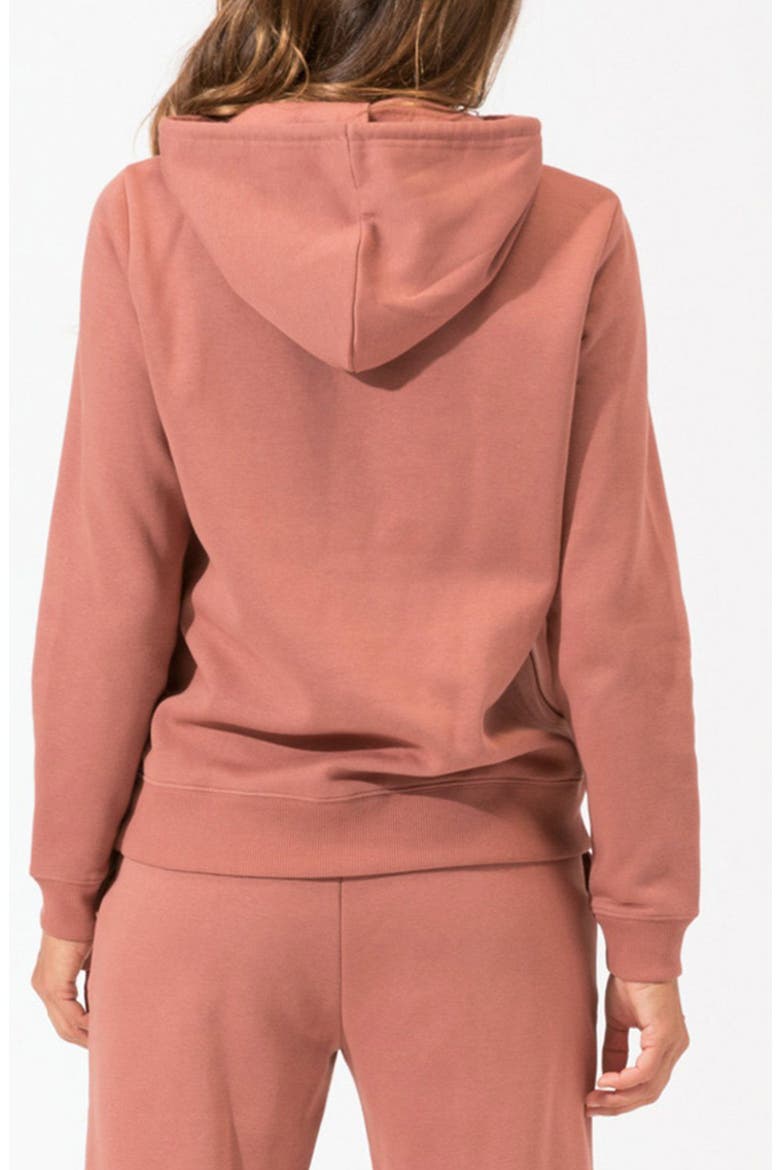 Invincible Organic Cotton Blend Fleece Sweatshirt, Alternate, color, CINNAMON