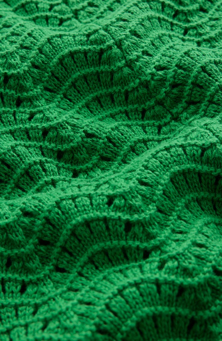 Boden Crochet Midi Dress, Alternate, color, Green
