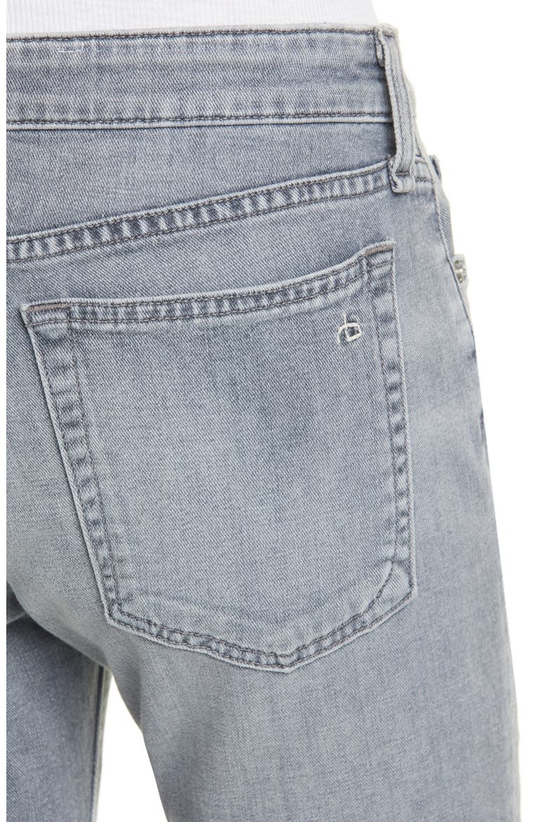 Dre Slim Boyfriend Jeans, Alternate, color, SILVER STONE