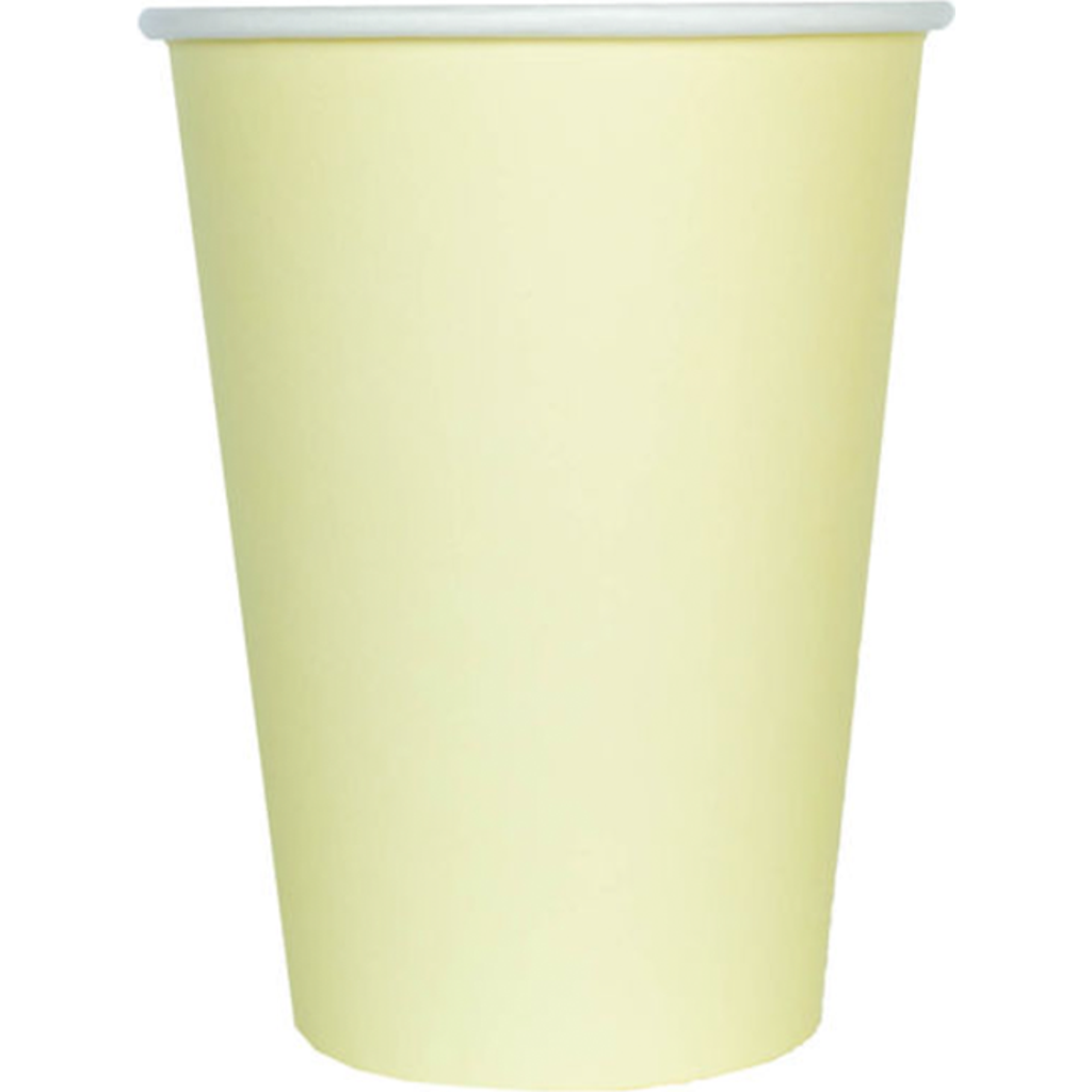 Jollity & Co Shade Collection 12 oz Cups In Lemon