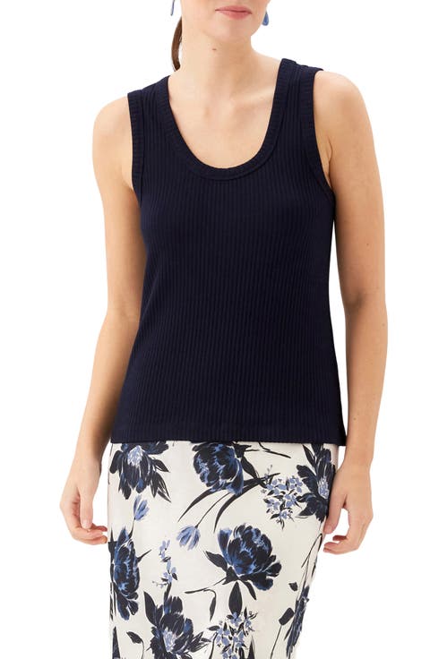 Scoop Neck Rib Tank