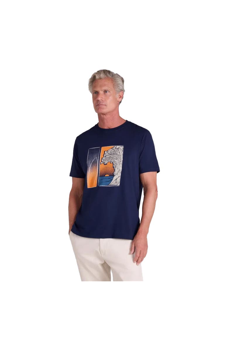 Surfer Natural T-Shirt, Alternate, color, Navy