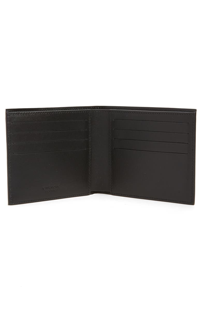 Givenchy Logo Leather Bifold Wallet, Alternate, color, 