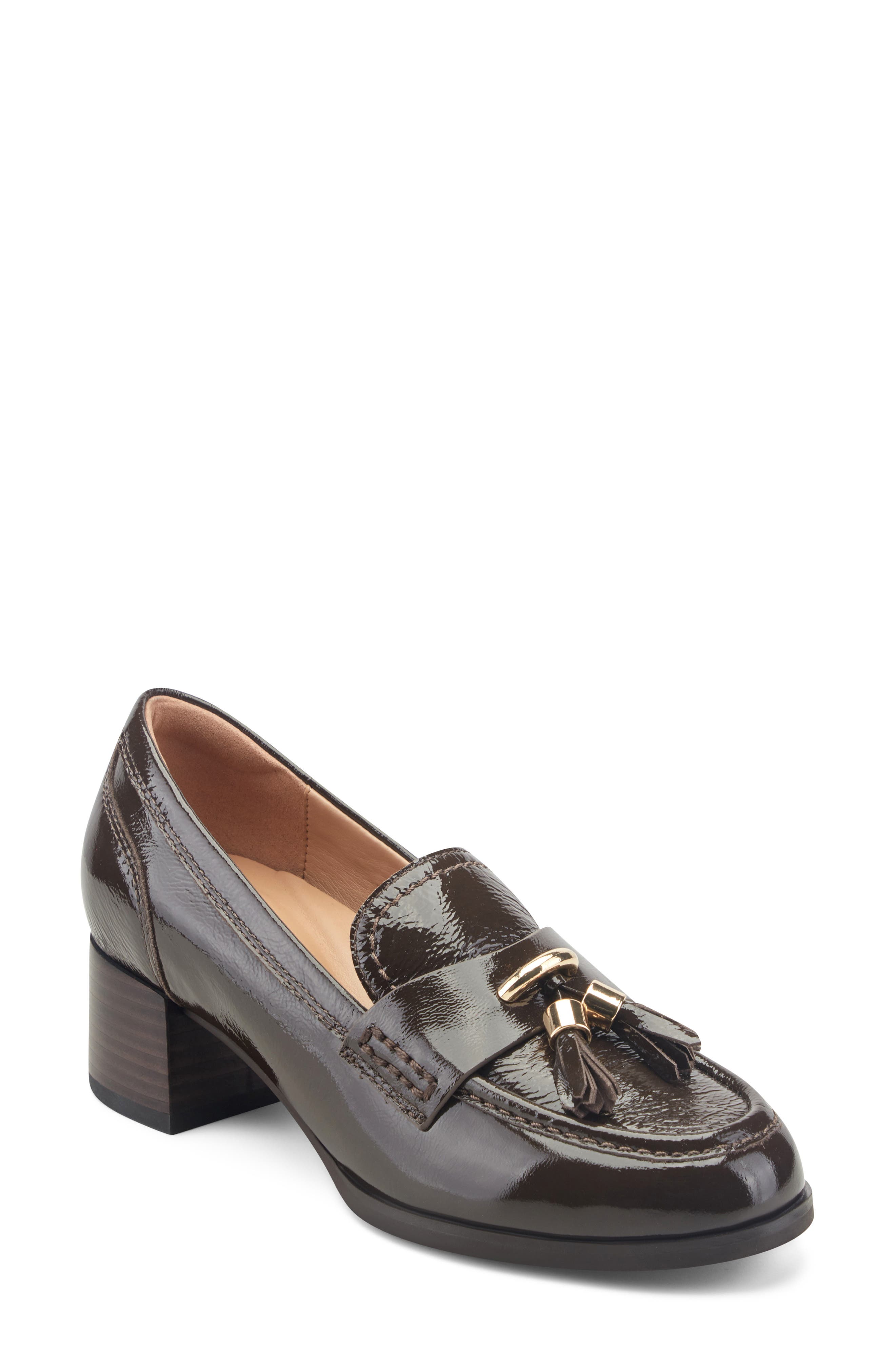 Easy Spirit Irelyn Loafer Pump In Dark Brown