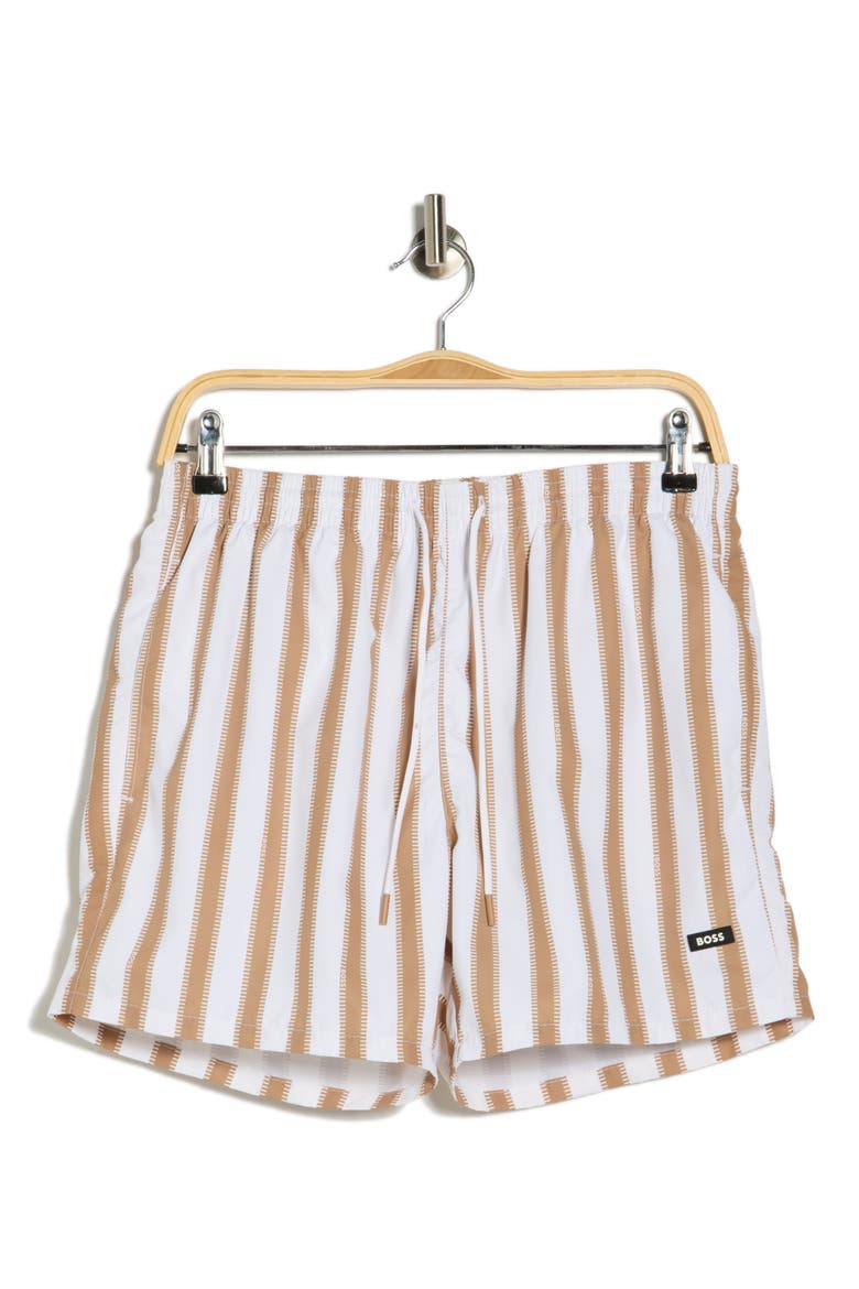 Piranha Swim Trunks, Alternate, color, NATURAL
