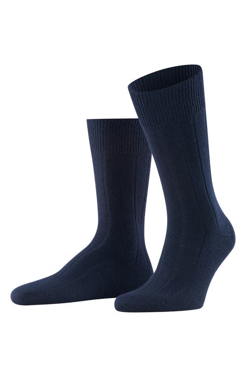 Falke Lhasa Wool Blend Socks In Blue