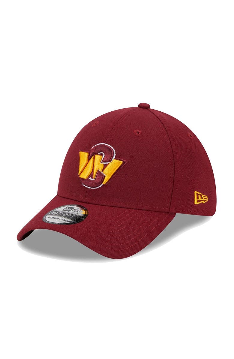 New Era Men's New Era Burgundy Washington Commanders City Originals 39THIRTY Flex Hat, Main, color, Burgundy