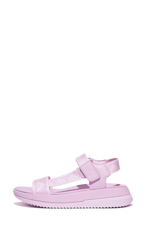 Fitflop Surff Webbing Platform Sandal In Wild Lilac