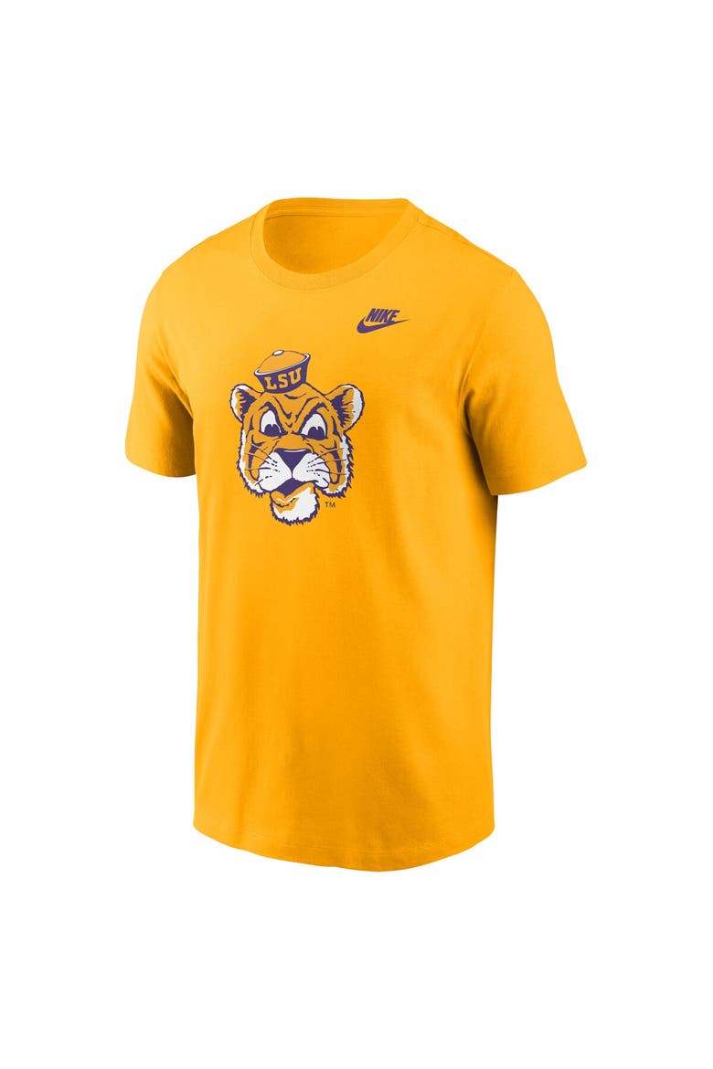 Men's Nike Gold LSU Tigers Legacy Alternate Logo T-Shirt, Alternate, color, Gold
