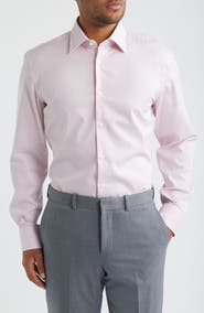 BOSS Hank Slim Fit Cotton Dress Shirt
