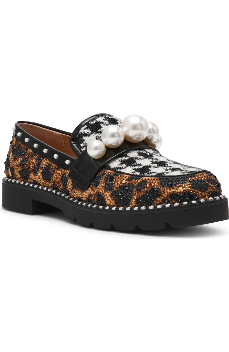 Betsey Johnson Harloe Loafer, Main, color, Leopard Multi