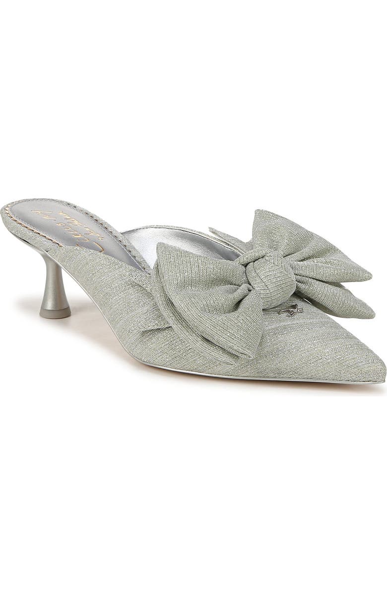 Circus NY by Sam Edelman Fiona Pointed Toe Mule, Main, color, Silver Metallic