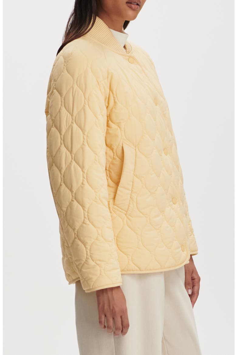 Luca Quilted Jacket, Alternate, color, REED YELLOW