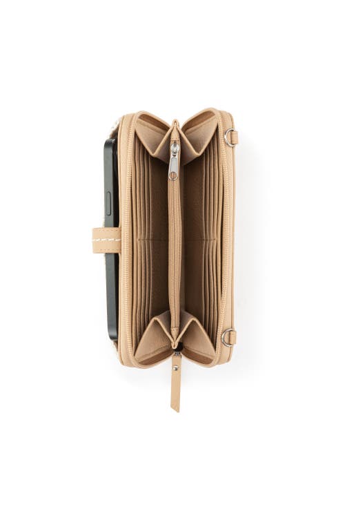 The Sak Iris Smartphone Crossbody In Natural Medallion