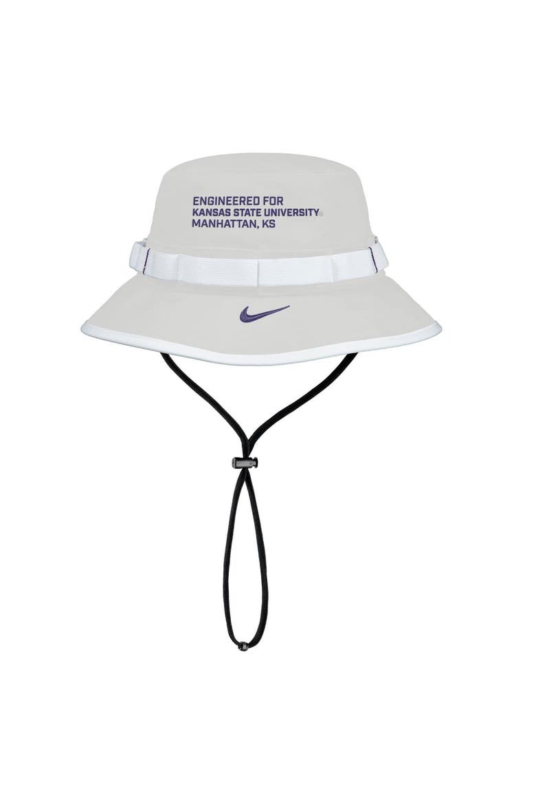 Men's Nike  Gray Kansas State Wildcats 2025 On-Field Boonie Performance Bucket Hat, Alternate, color, Gray