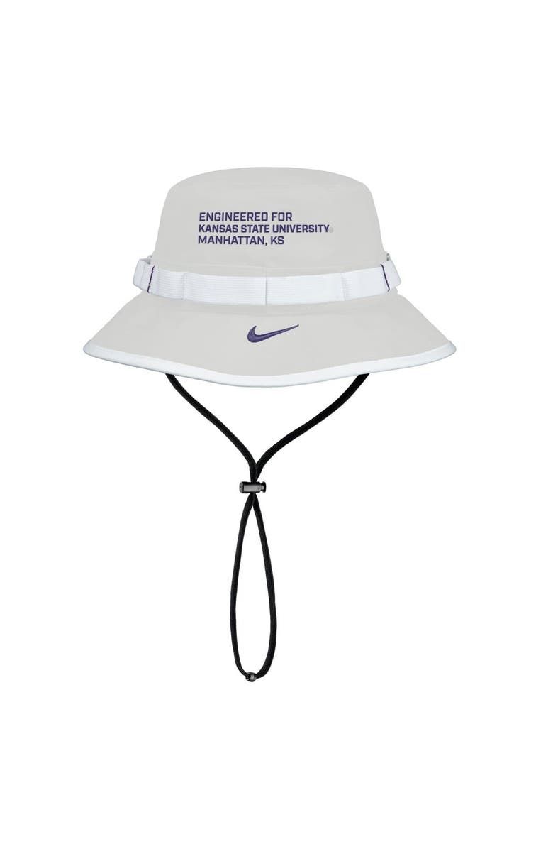 Nike Men's Nike Gray Kansas State Wildcats 2025 On-Field Boonie Performance Bucket Hat, Alternate, color, Gray