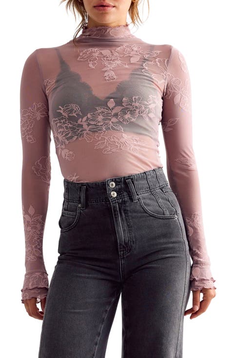 You Decide Lace Mesh Top