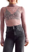 Free People You Decide Lace Mesh Top