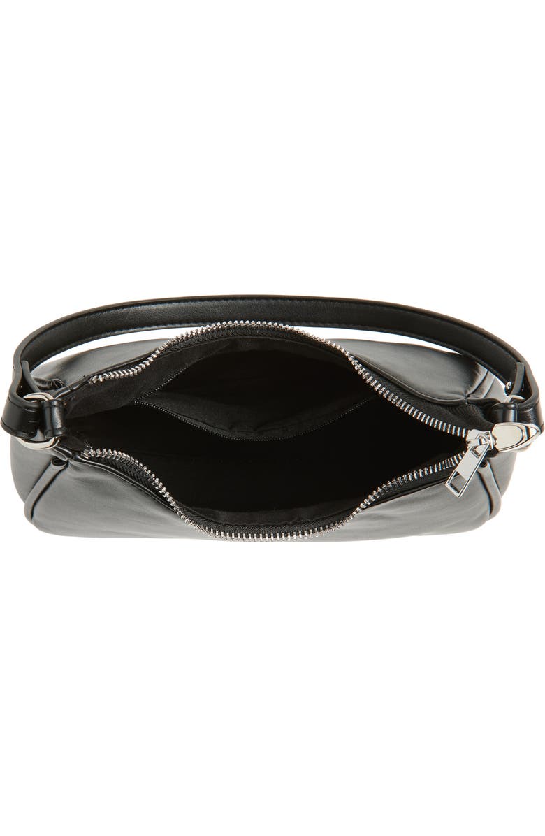 BP. Zip Shoulder Bag, Alternate, color, Black