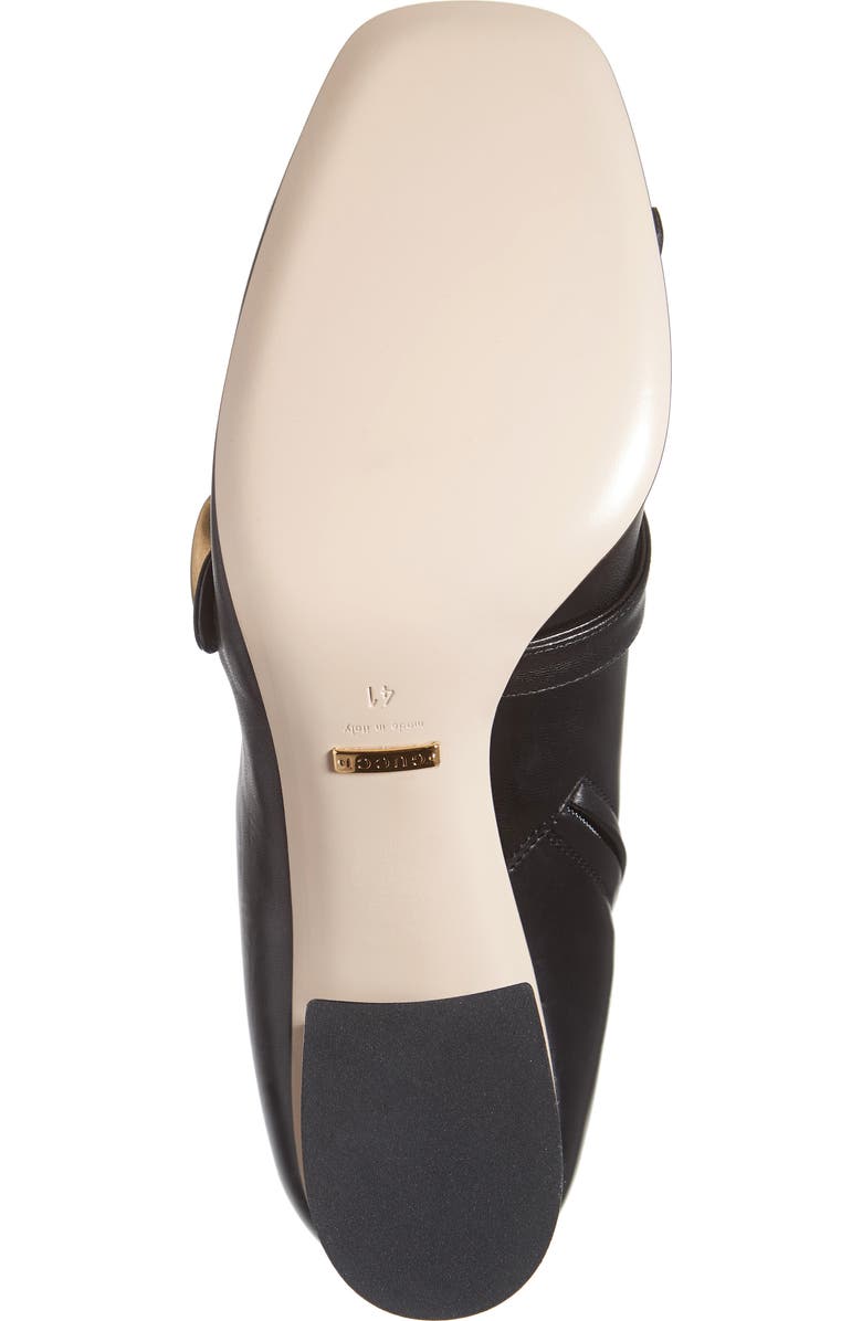 Gucci GG Kiltie Fringe Bootie, Alternate, color,