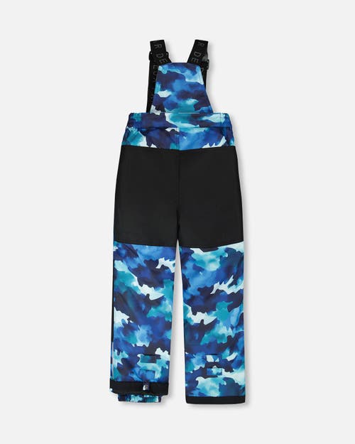 Deux Par Deux Boy Two-piece Play Snowsuit In Blue