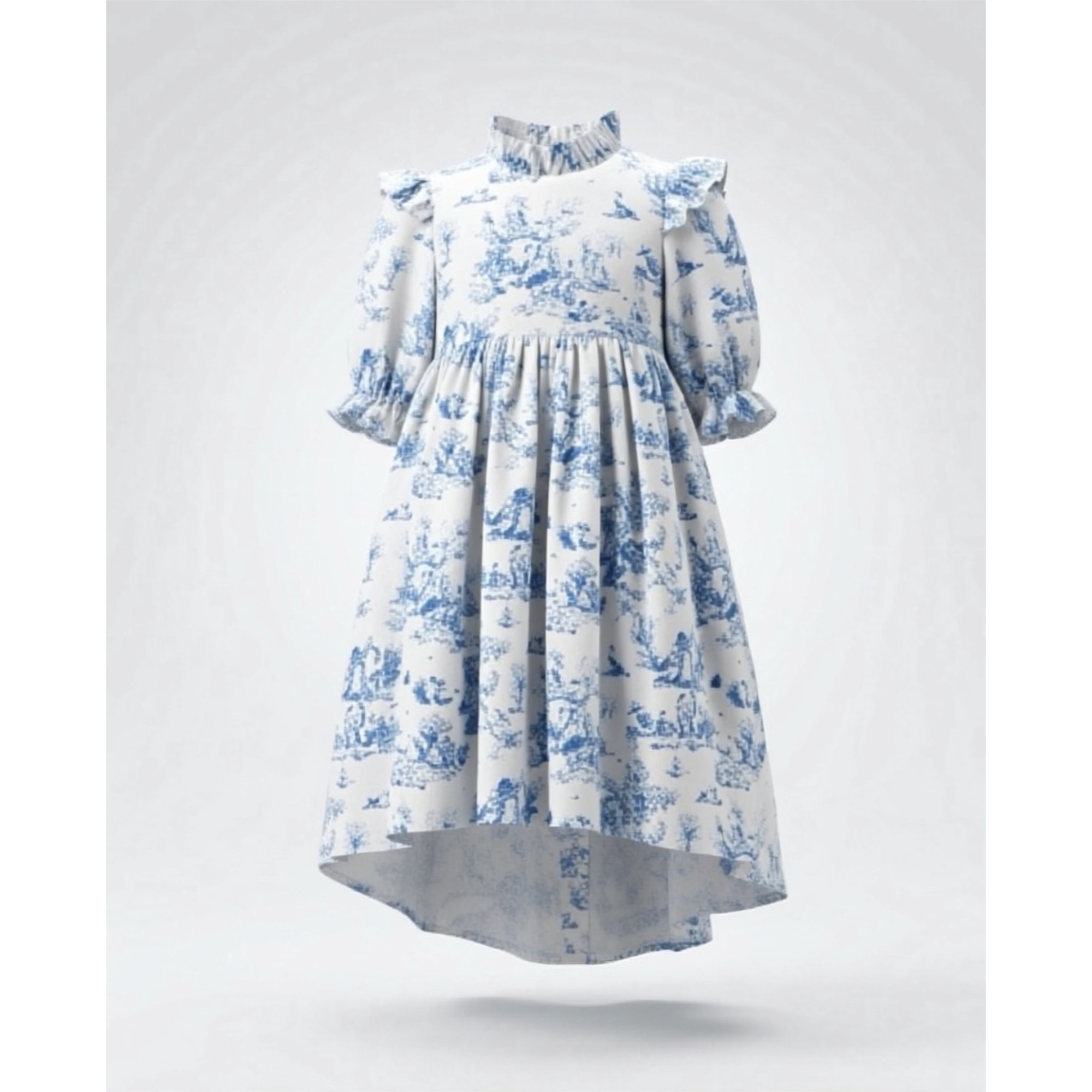 selected Blue Toile