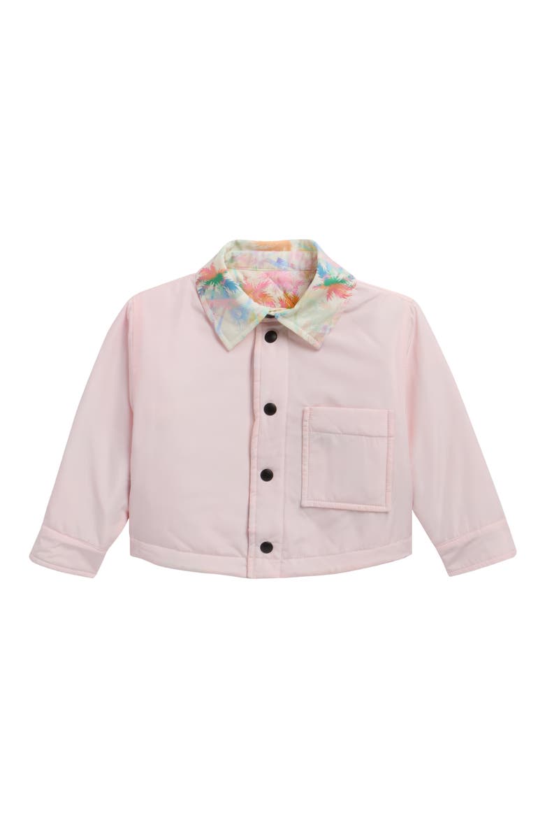 Kids' Reversible Quilted Shacket, Alternate, color, BUTTER ROSE PINK