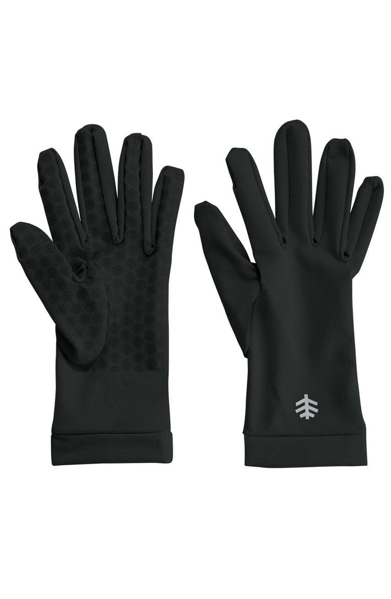 Coolibar UV Driving Gloves - UPF 50+ Sun Protection - Sawyer, Main, color, Black