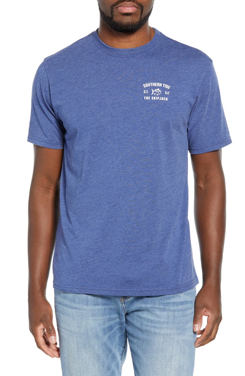 Southern Tide Classic Boat Graphic T-Shirt, Main, color, 