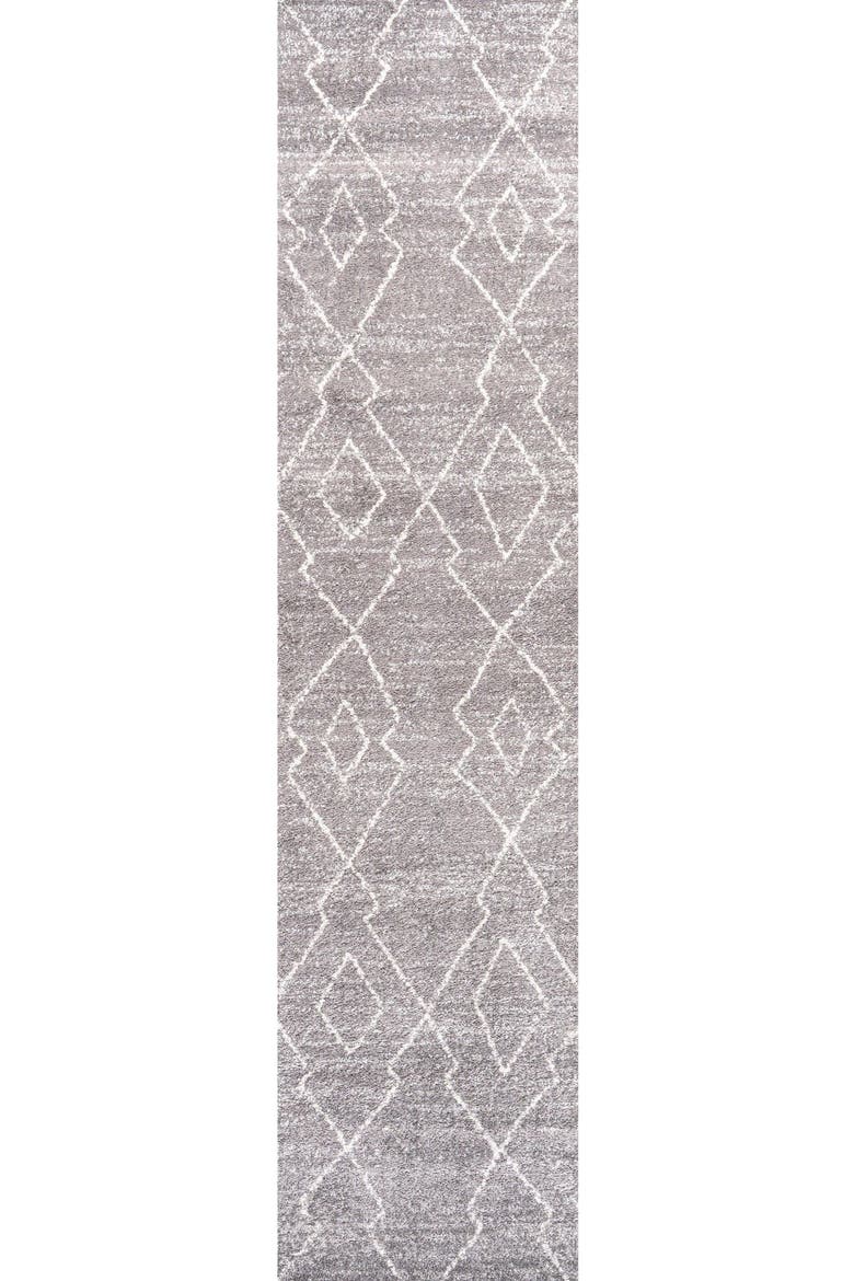 Alia Moroccan Beni Souk Area Rug, Main, color, Gray/Cream