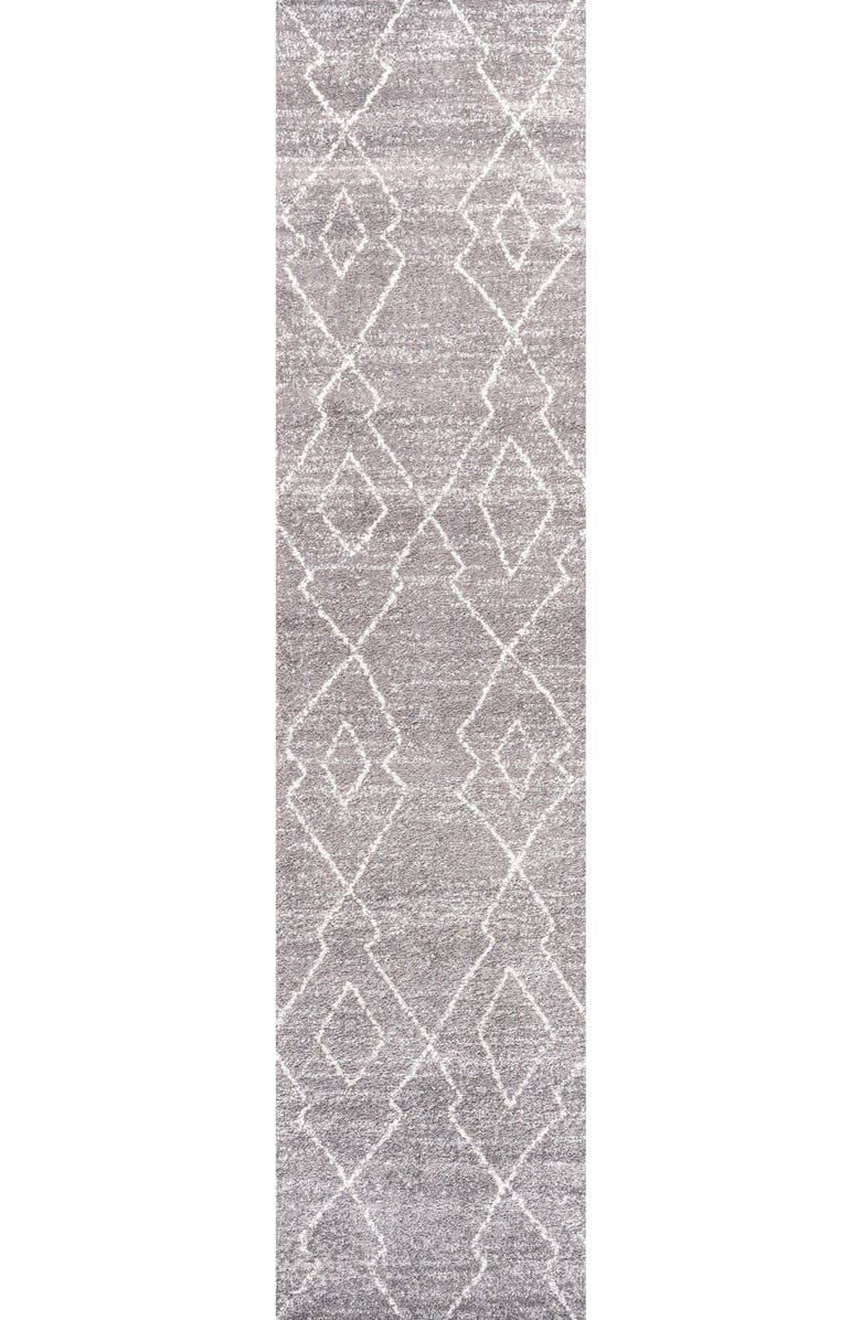 JONATHAN Y Alia Moroccan Beni Souk Area Rug, Alternate, color, Gray/Cream