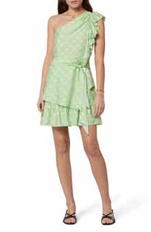 Joie Nerea Paisley One-Shoulder Dress