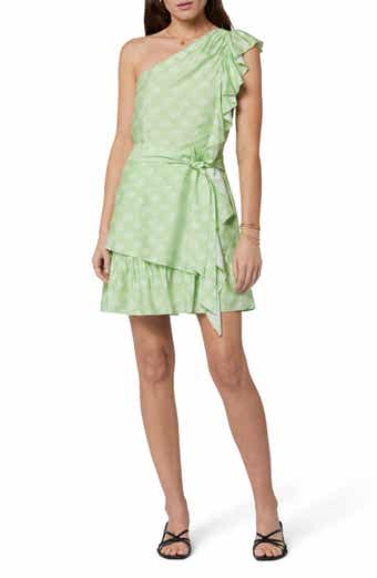 Joie Nerea Paisley One-Shoulder Dress