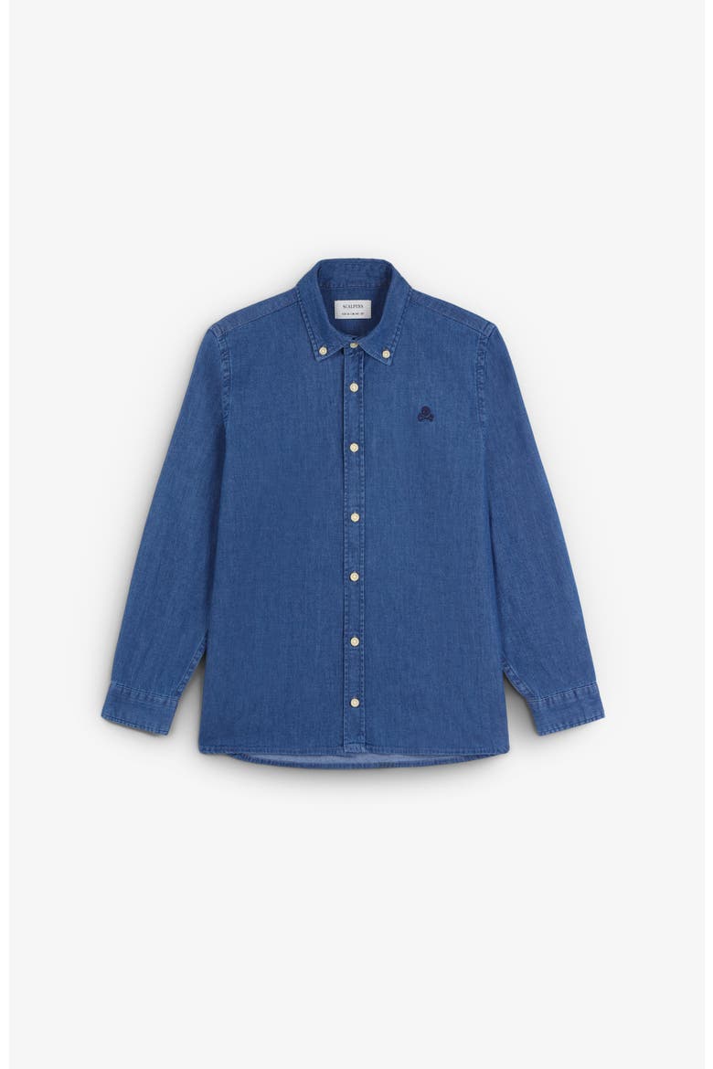 Alphasbdshirt Kids, Main, color, Denim