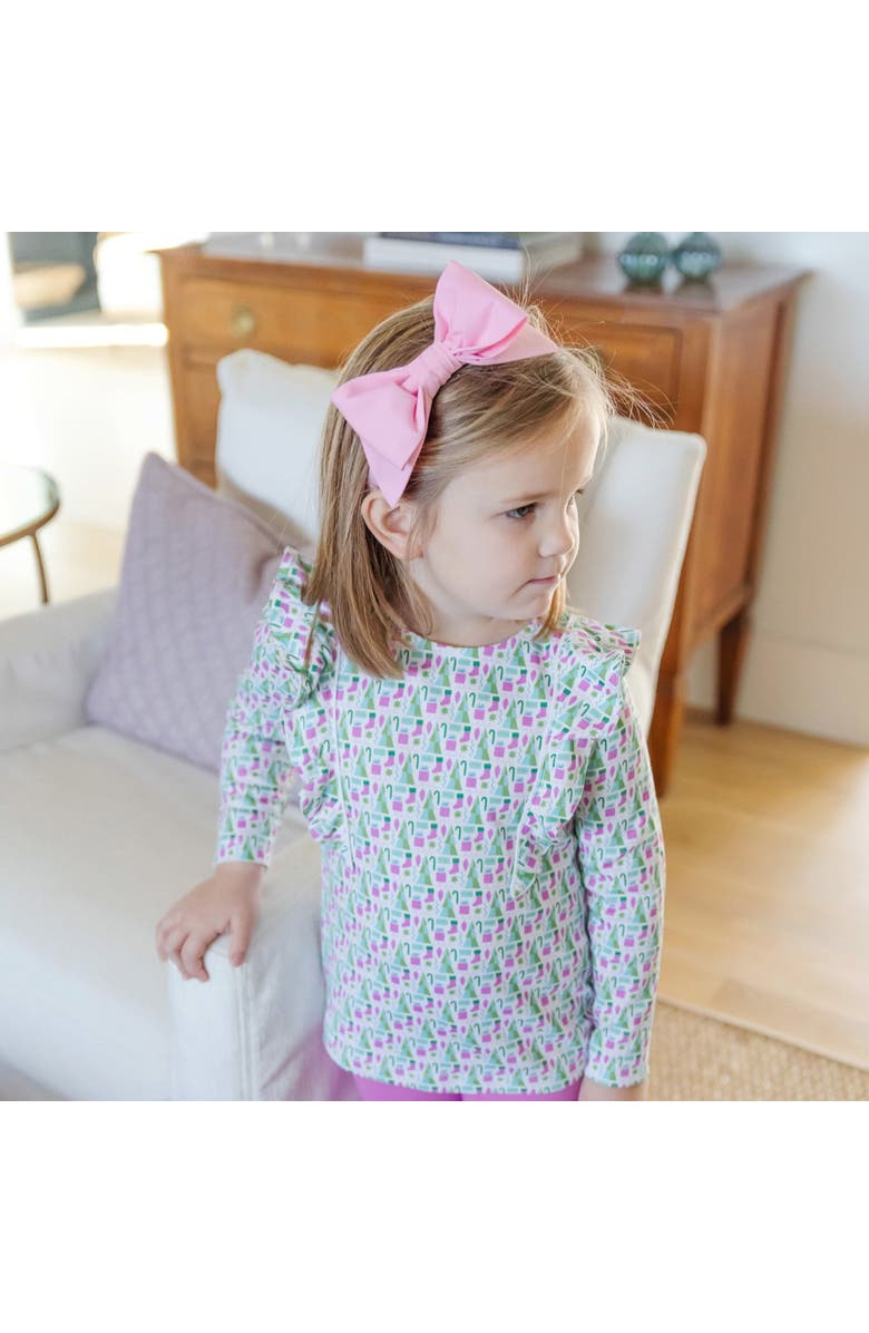 Lila and Hayes Olive Girls
Legging Set, Alternate, color, Mod Holiday Pink