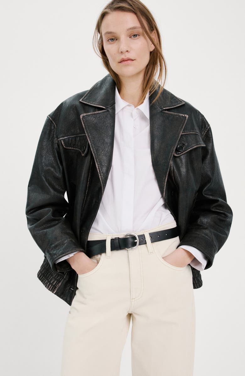 MANGO High Waist Barrel Jeans, Alternate, color, Off White