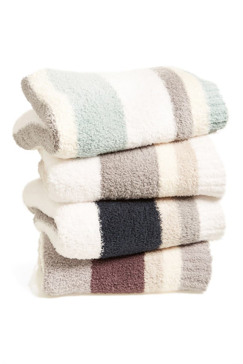 'CozyChic®' Multi Stripe Throw, Main, color, INDIGO MULTI