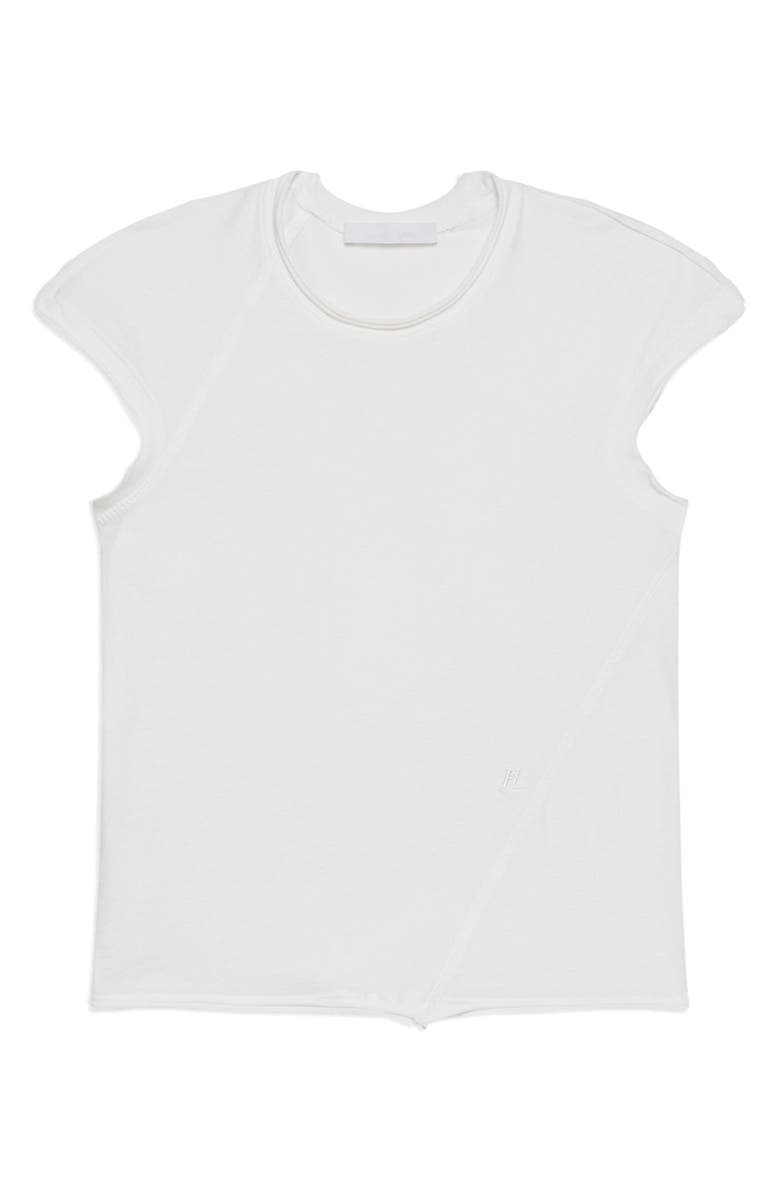 Helmut Lang Twisted Crop Top, Alternate, color, Optic White