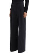 Reiss Beck Pinstripe Wool Wide Leg Trousers